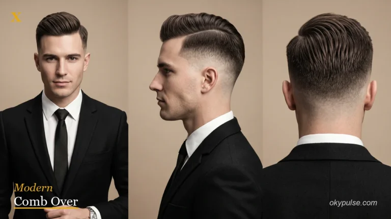 Comb over haircut for men complete styling guide and all variations side by side