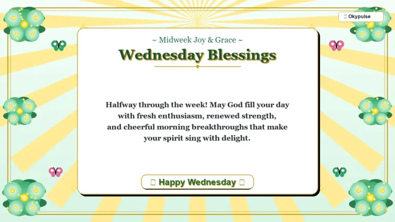 good morning wednesday blessings