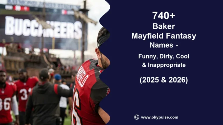 Baker Mayfield fantasy names