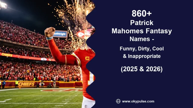 Mahomes fantasy football team names