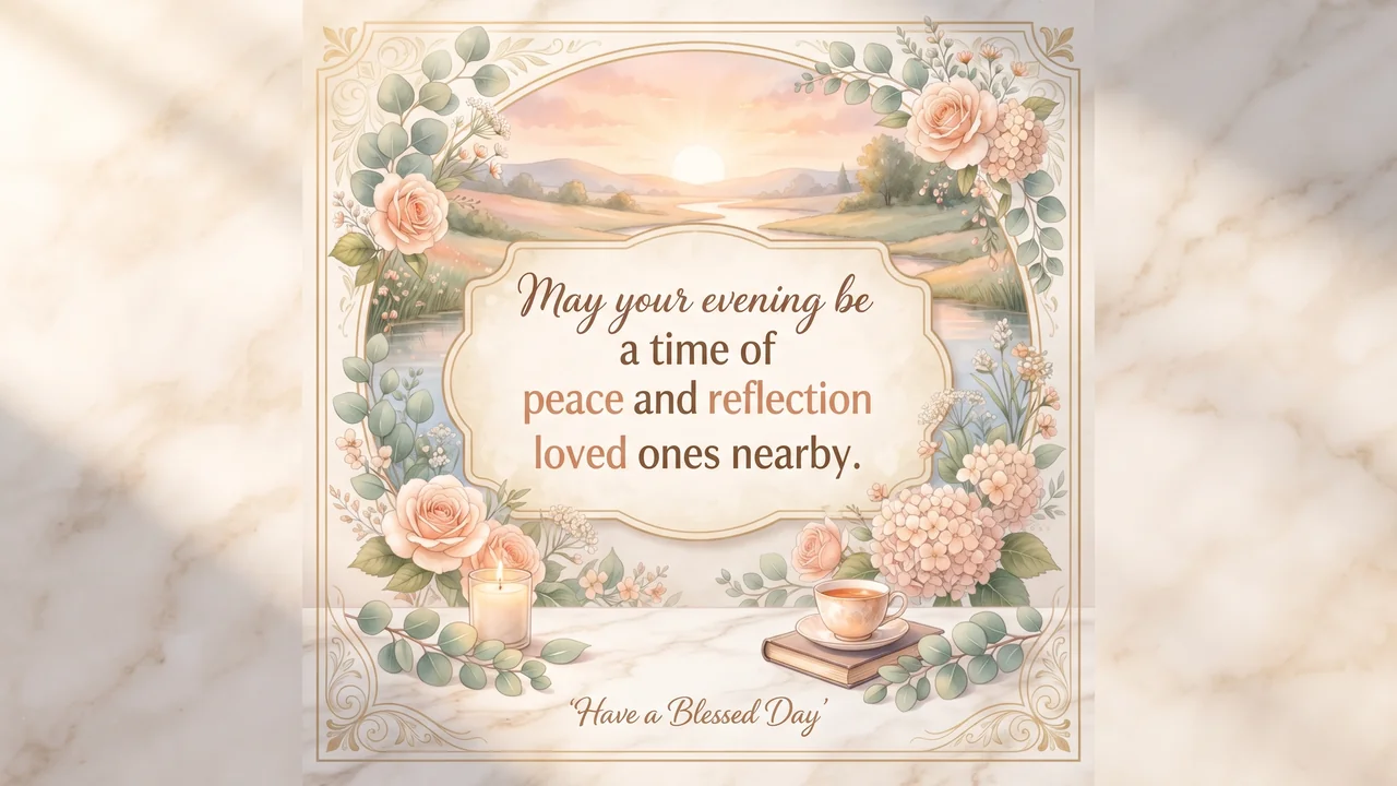 Good Evening Blessings And Prayers - Good Evening Blessings