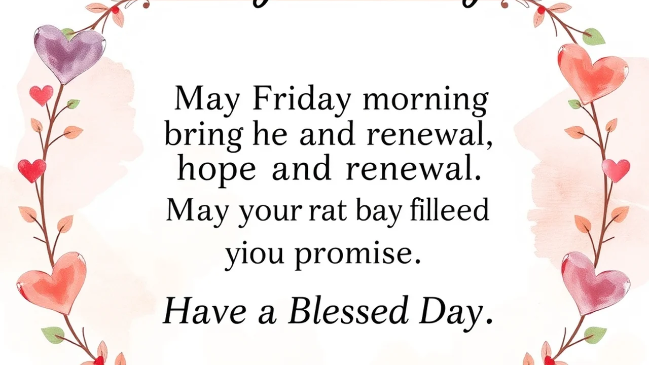 Friday Blessings Good Morning - Friday Blessings