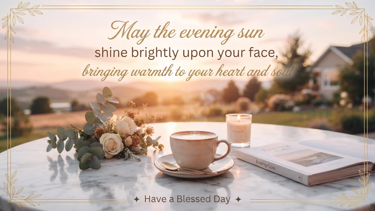Happy and Blessed Evening - Good Evening Blessings