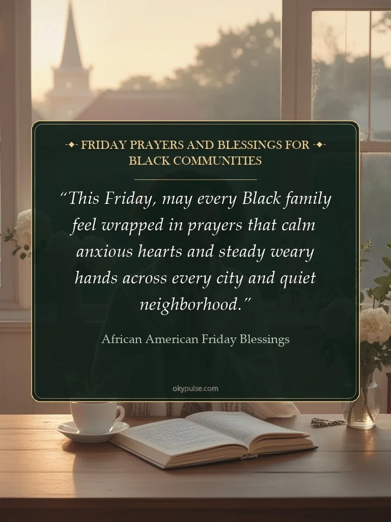 Friday Prayers and Blessings for Black Communities - African American Friday Blessings