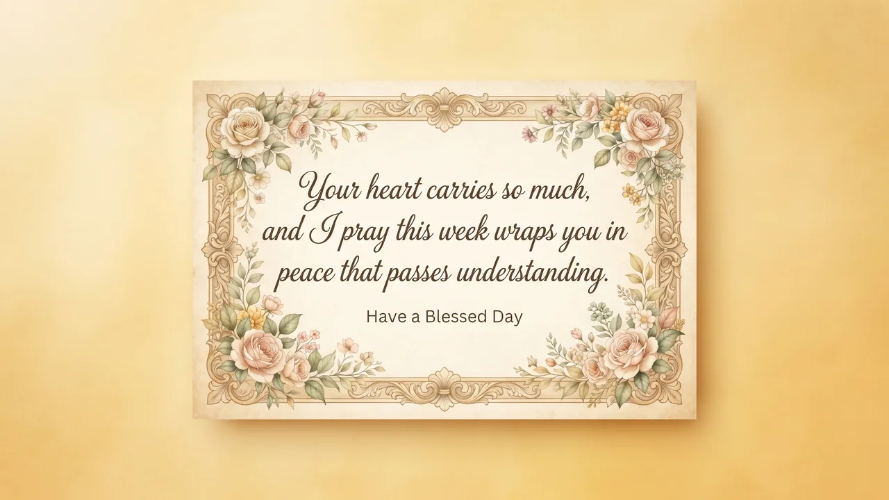 Monday Blessings and Prayers for Friends and Family - Monday Morning Blessings