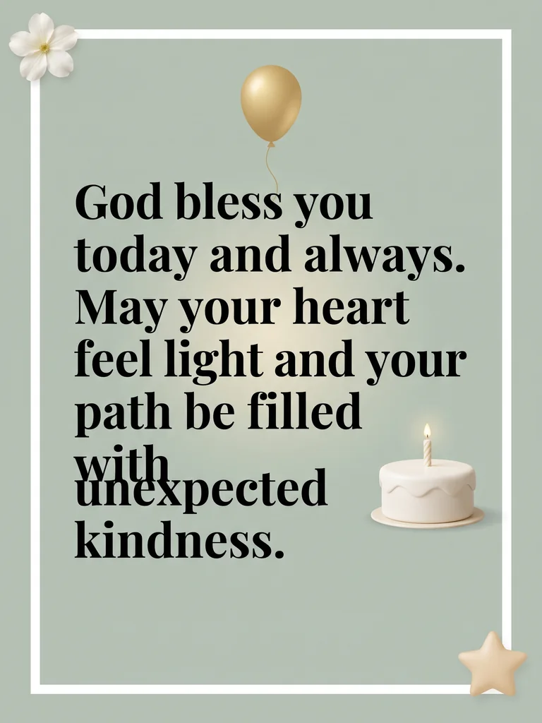 Sweet Happy Birthday God Bless You Prayers And Wishes - Happy Birthday God Bless You Wishes