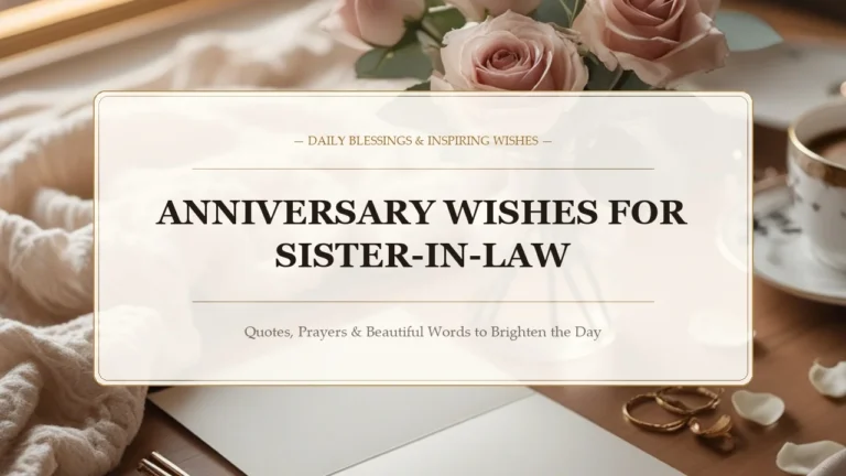 anniversary wishes for sister-in-law