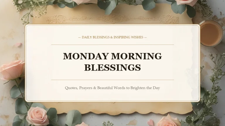 Monday Morning Blessings