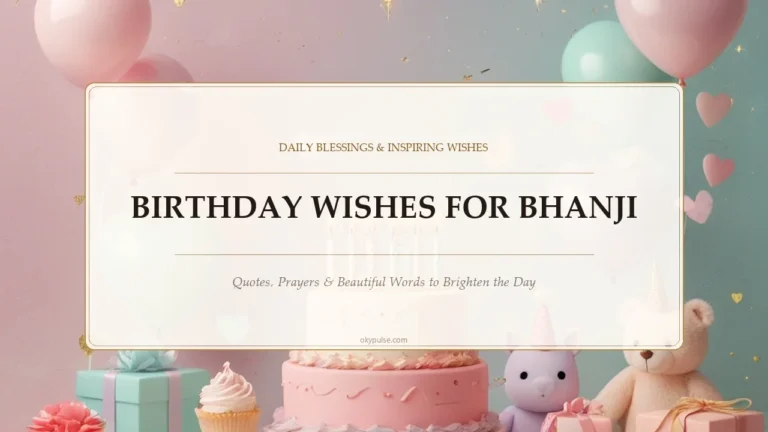 birthday wishes for bhanji