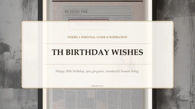 30th birthday wishes