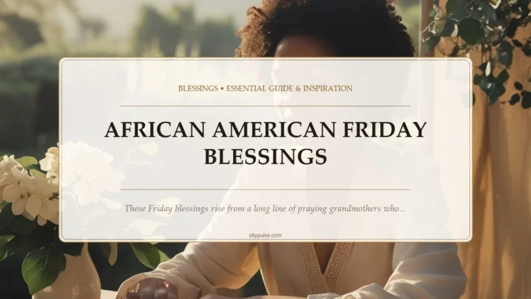 African American Friday Blessings