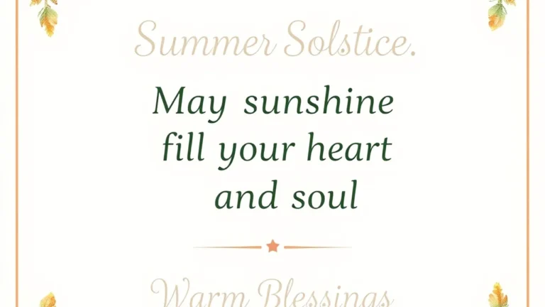 Summer Solstice Blessings