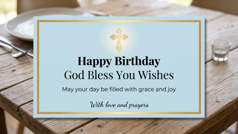 Happy Birthday God Bless You Wishes