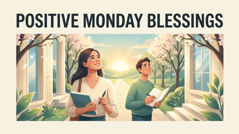 Positive Monday Blessings