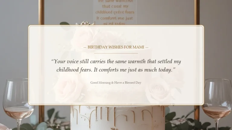 Birthday Wishes for Mami